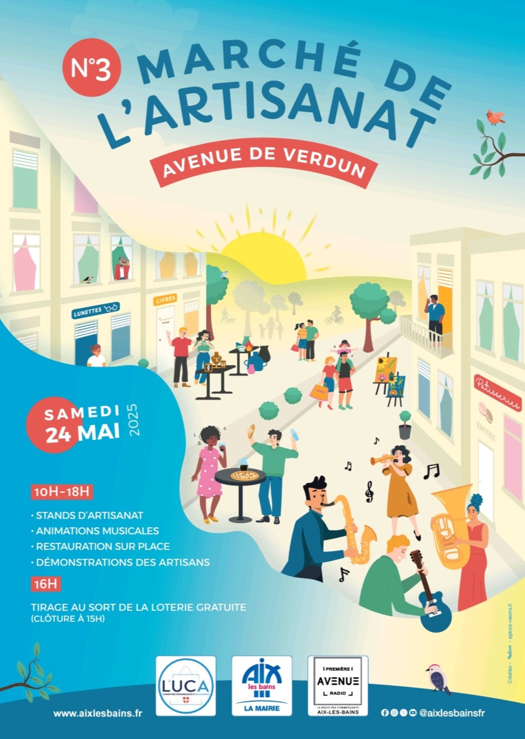Zenesia Bijoux au marché de créateurs d’Aix-les-Bains – Samedi 24 mai 2025