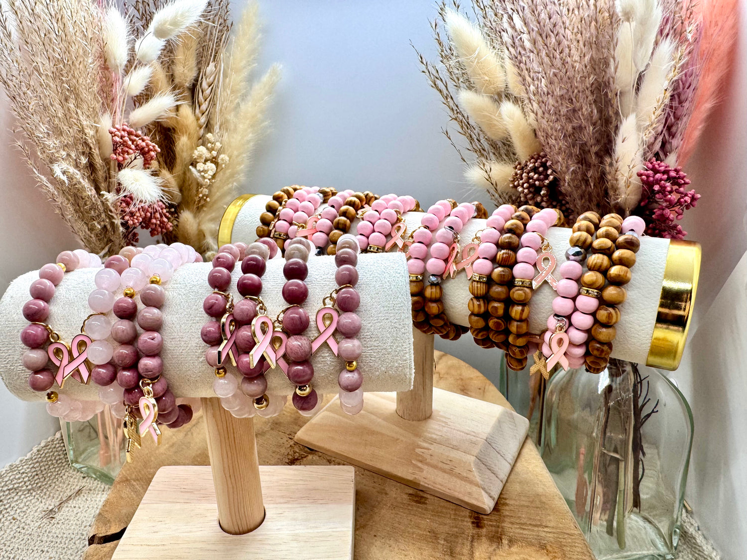 Collection Octobre Rose - Bijoux sur le thème de la Lutte contre le Cancer du sein