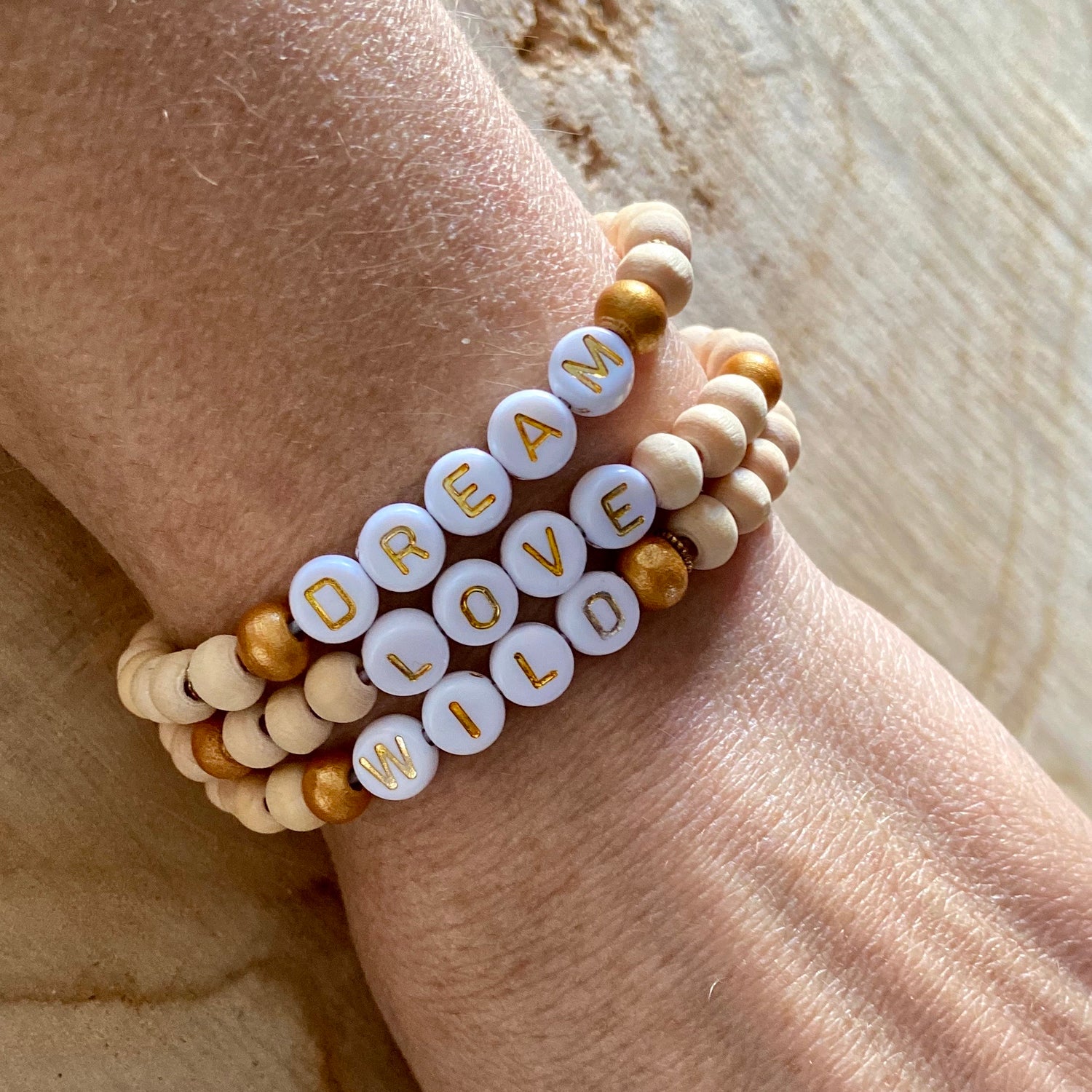 Bracelets à message