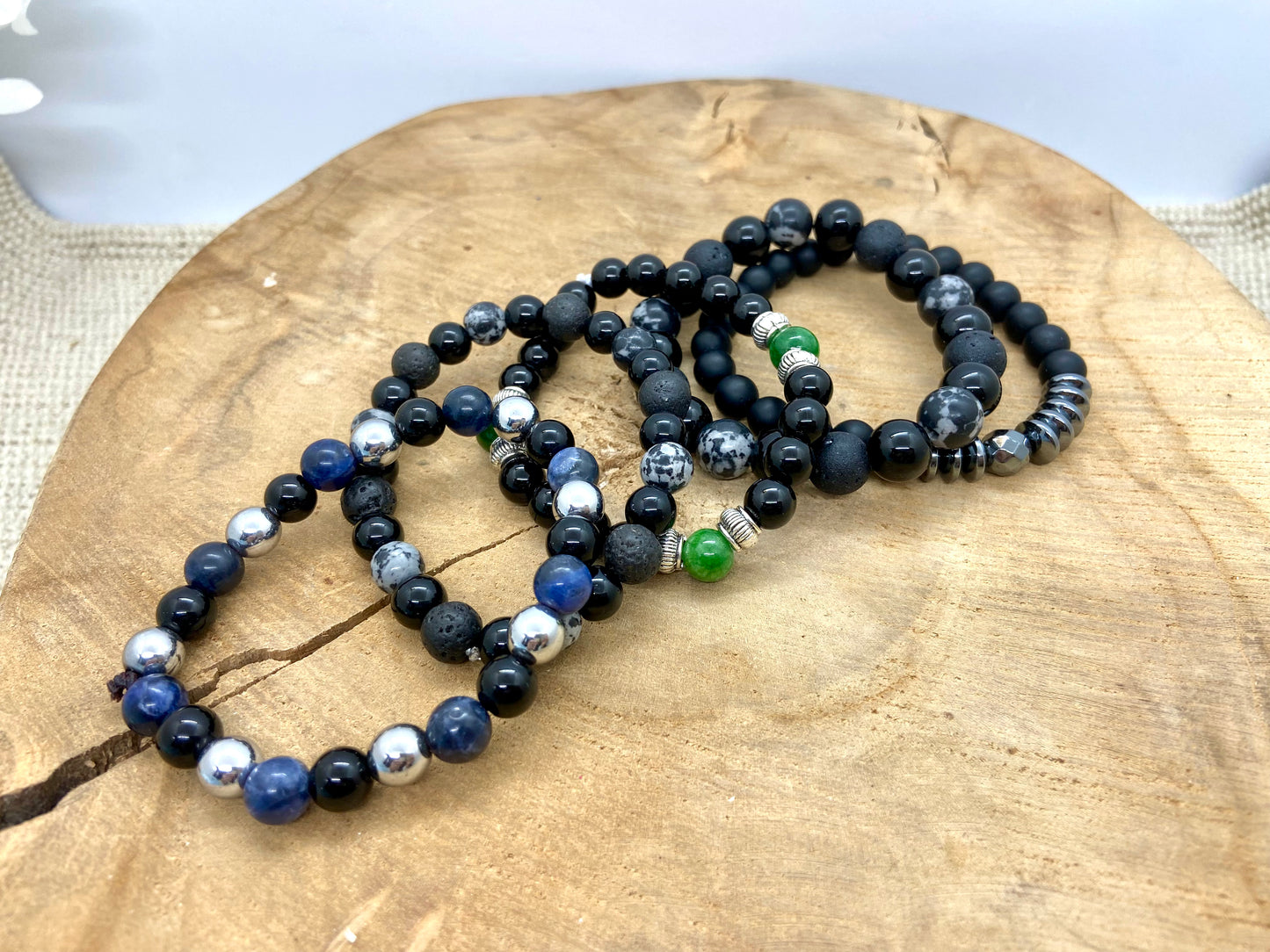 Bracelets originaux en pierre naturelles mixtes