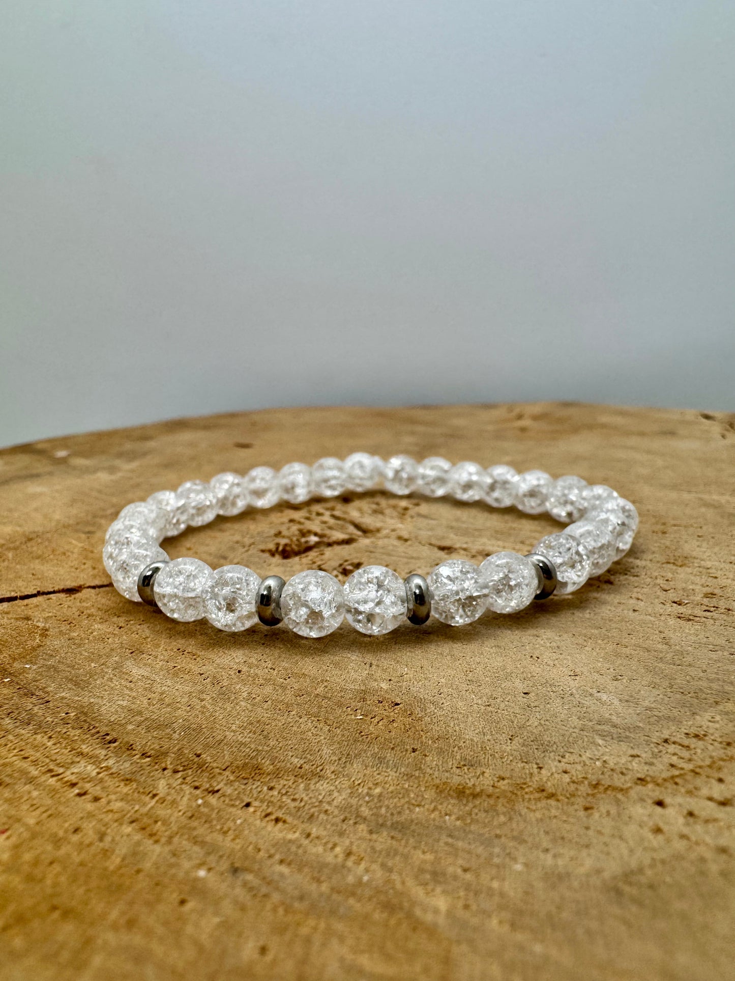 Bracelets en pierre naturelle de naissance avec initiales personnalisables