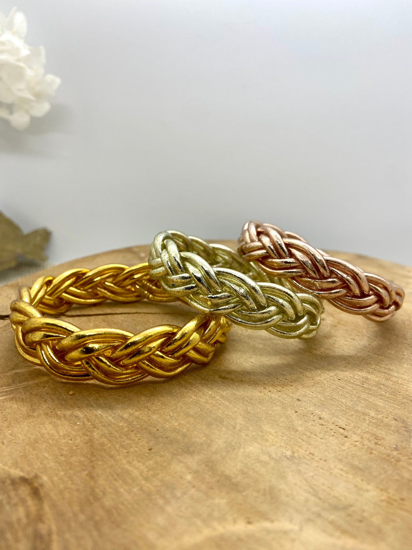 Bracelets Bouddhistes Kumlaï Double Tressé véritables
