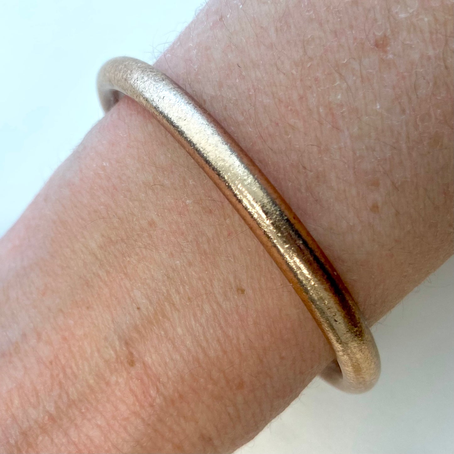 Bracelets joncs bouddhistes véritables couleurs Or Rose