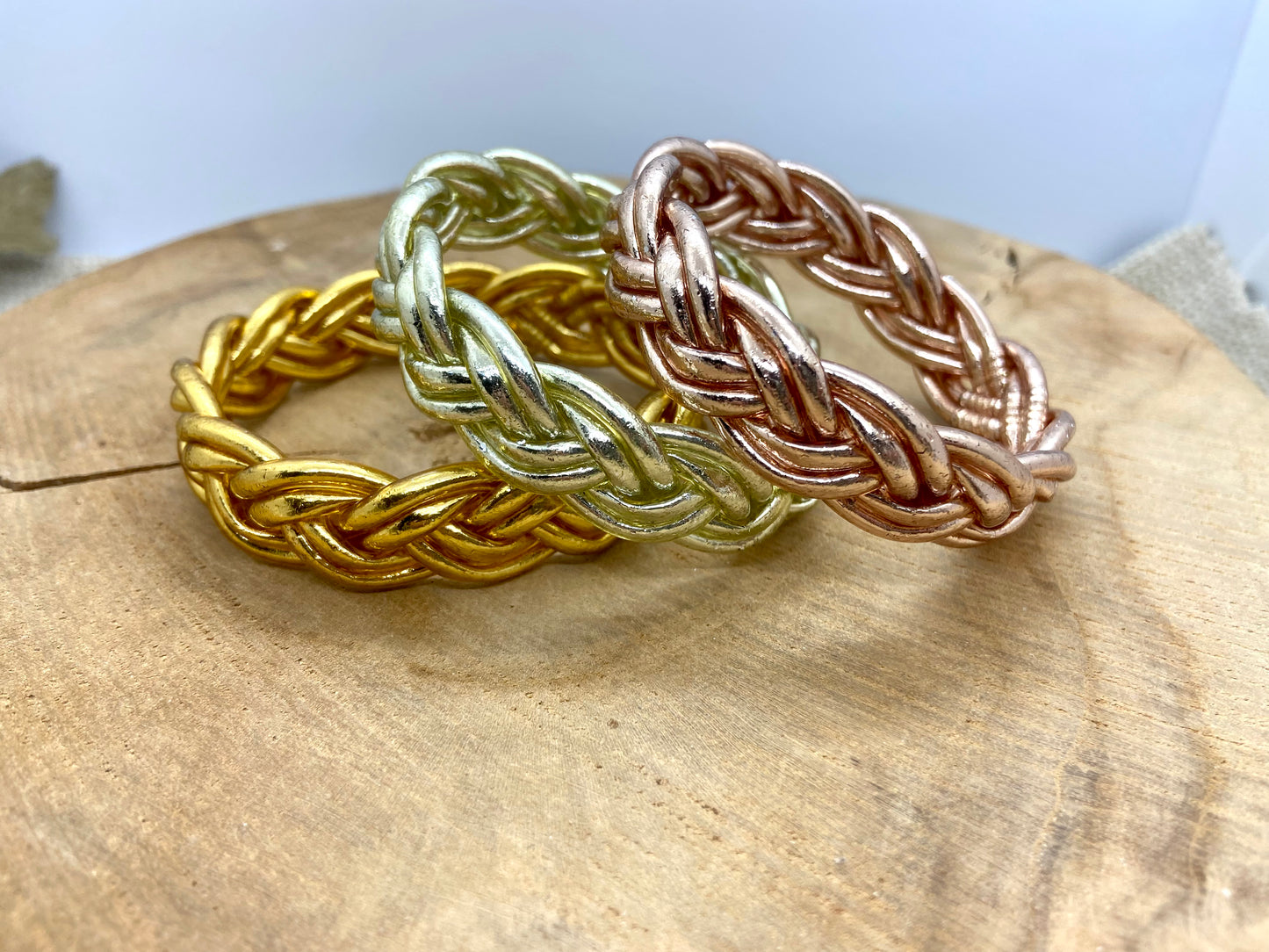 Bracelets Bouddhistes Kumlaï Double Tressé véritables