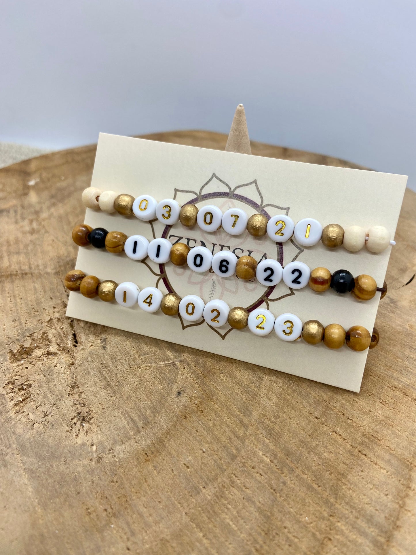 Bracelets Personnalisé Date (mariage, naissance)