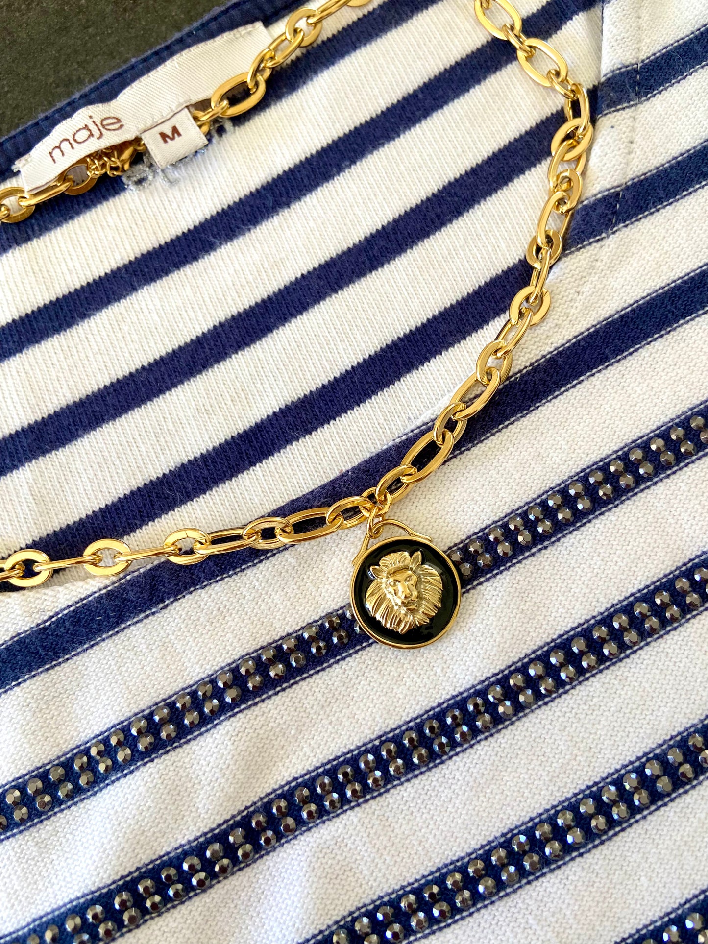 Old Money Colliers chaînes acier inoxydable doré