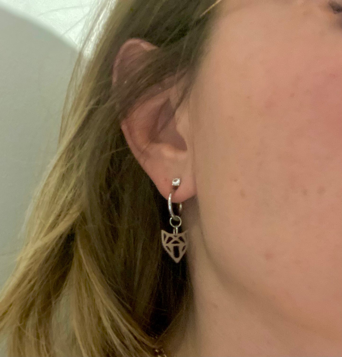 Boucles d’oreilles Tête de Renard Géométriques