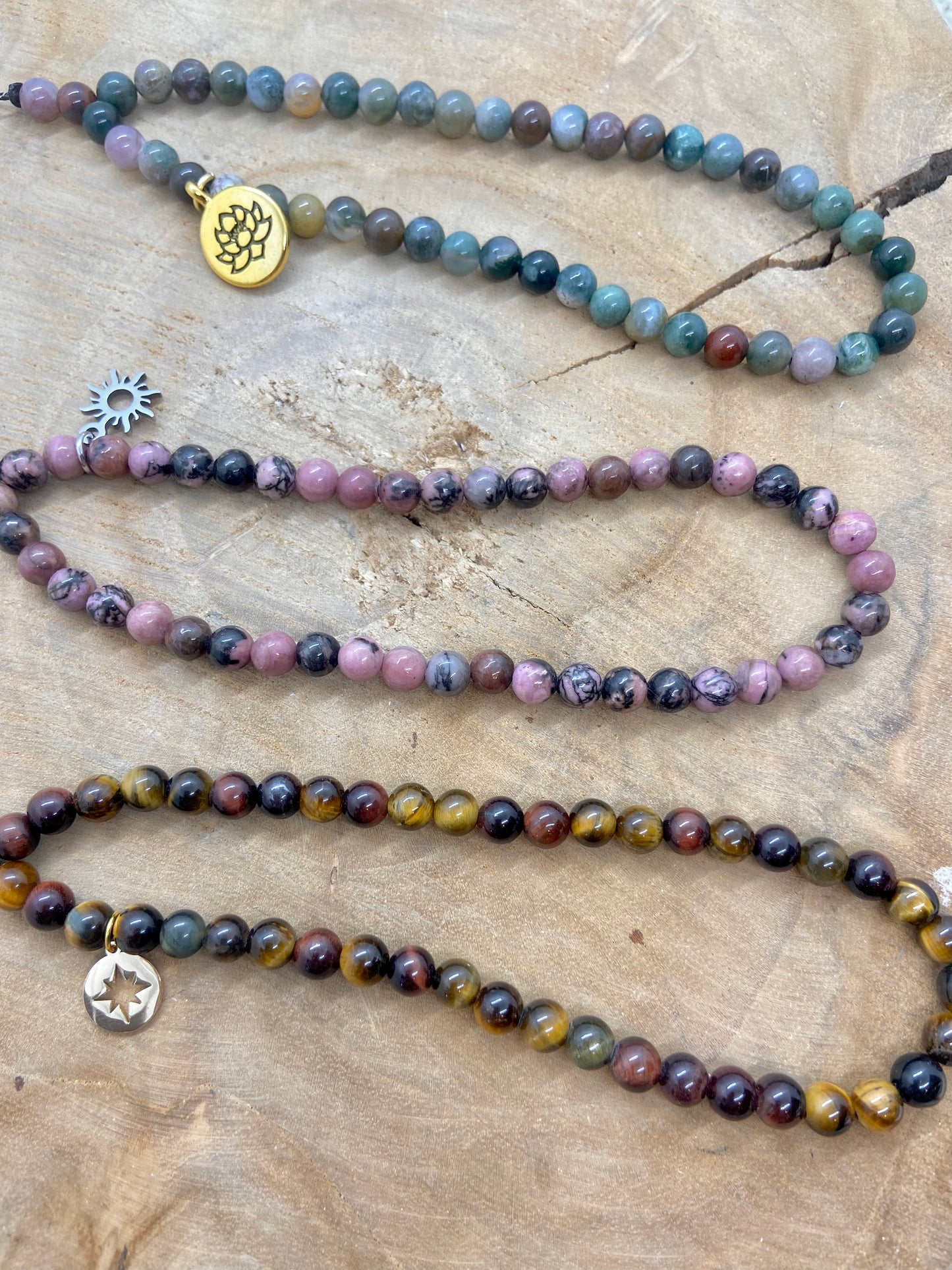 Bijoux de téléphone portable en pierre naturelle