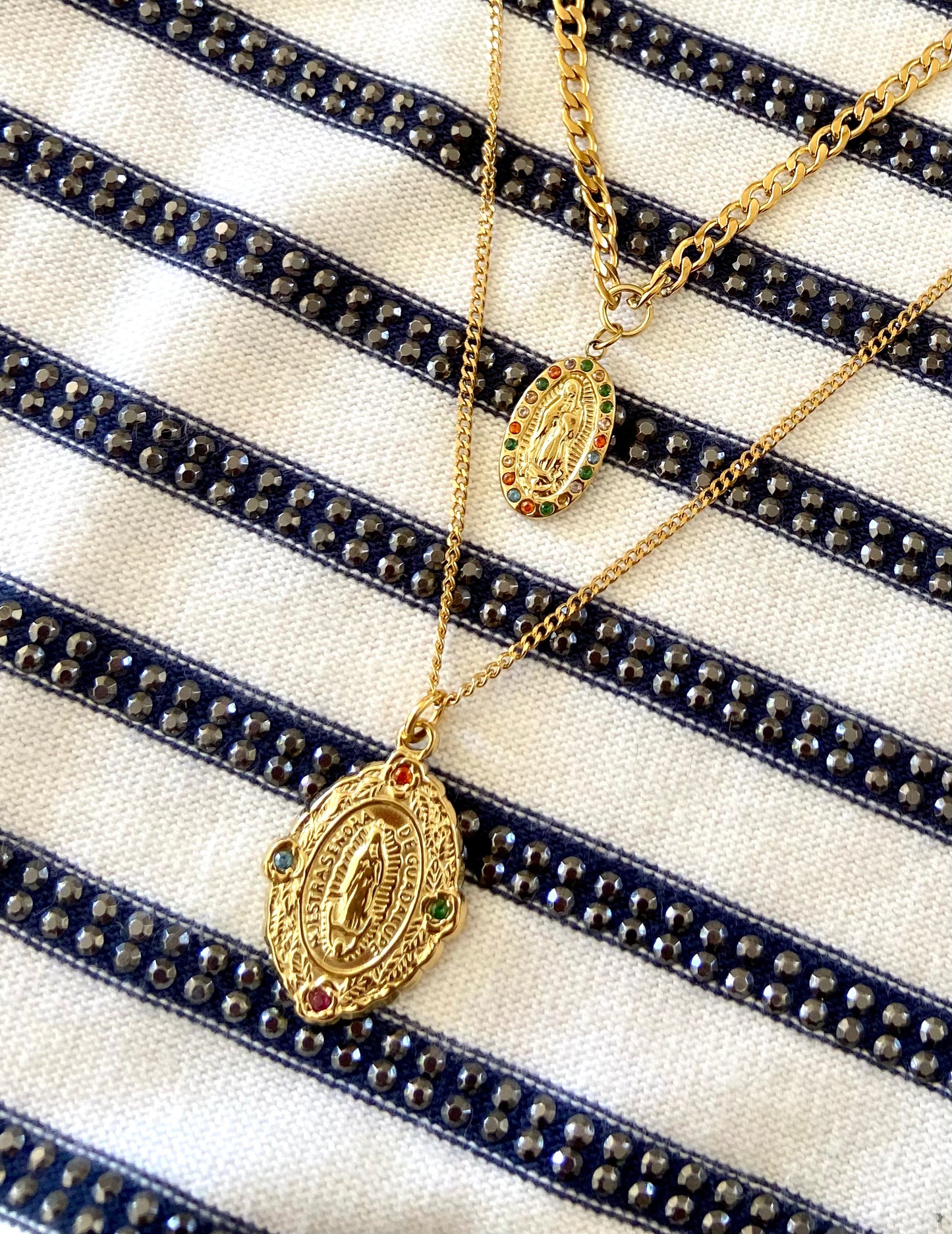 Old Money Colliers chaînes acier inoxydable doré