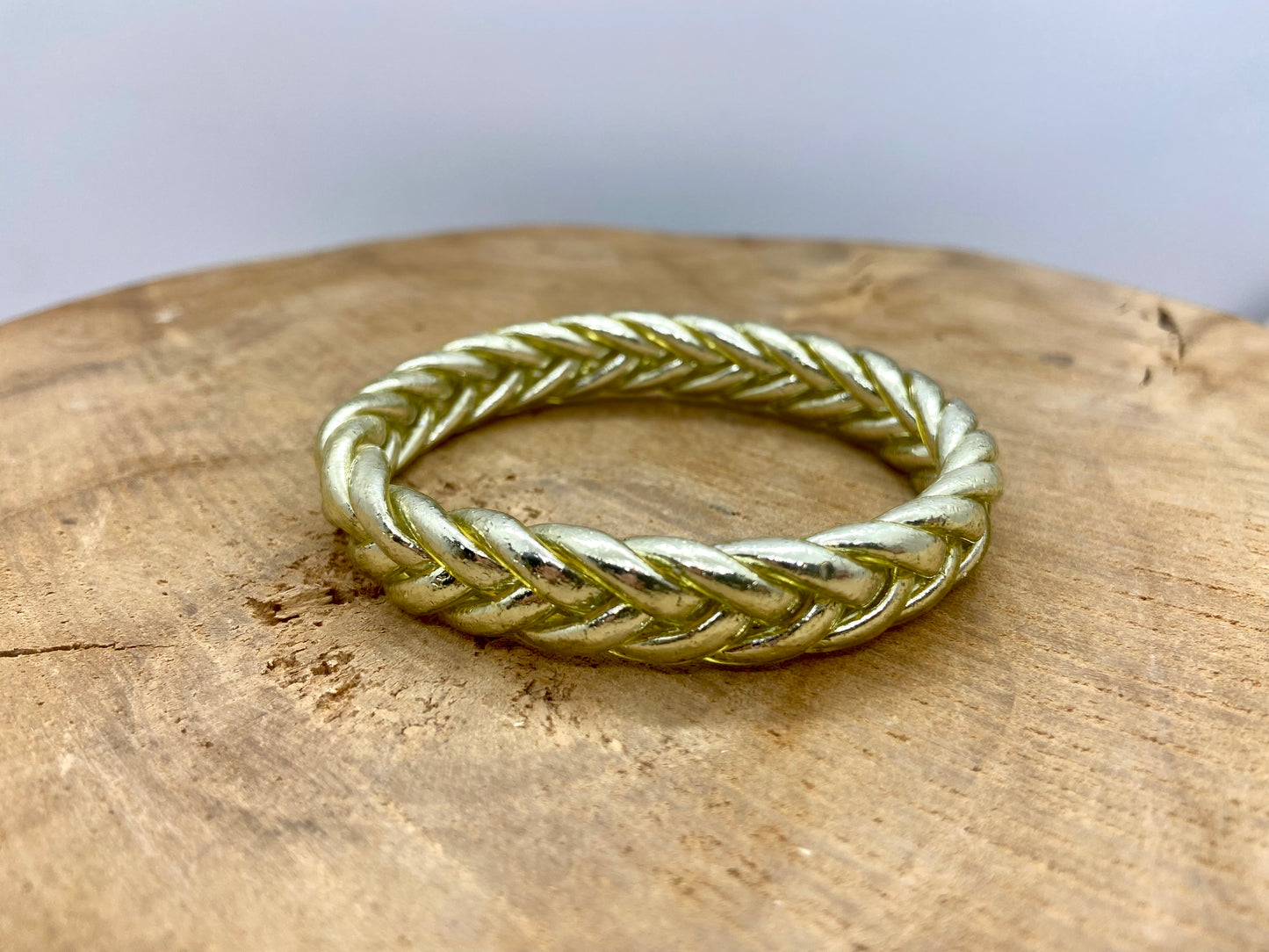 Jonc Tibétain Bracelet Bouddhiste véritable tressé
