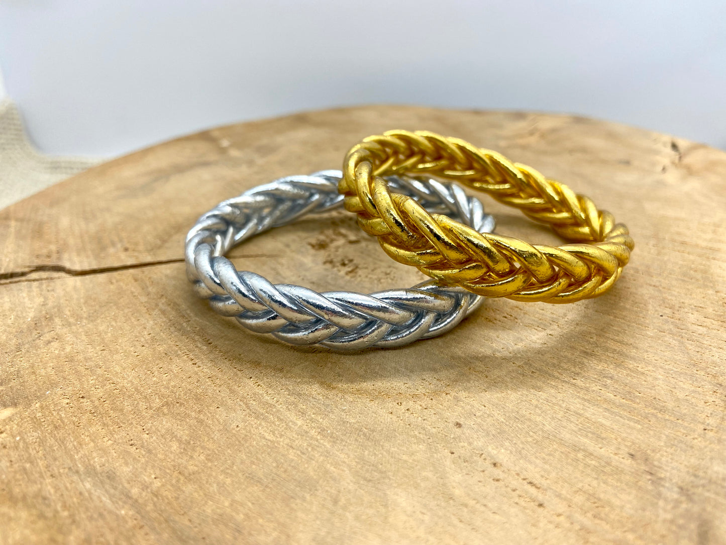 Jonc Tibétain Bracelet Bouddhiste véritable tressé