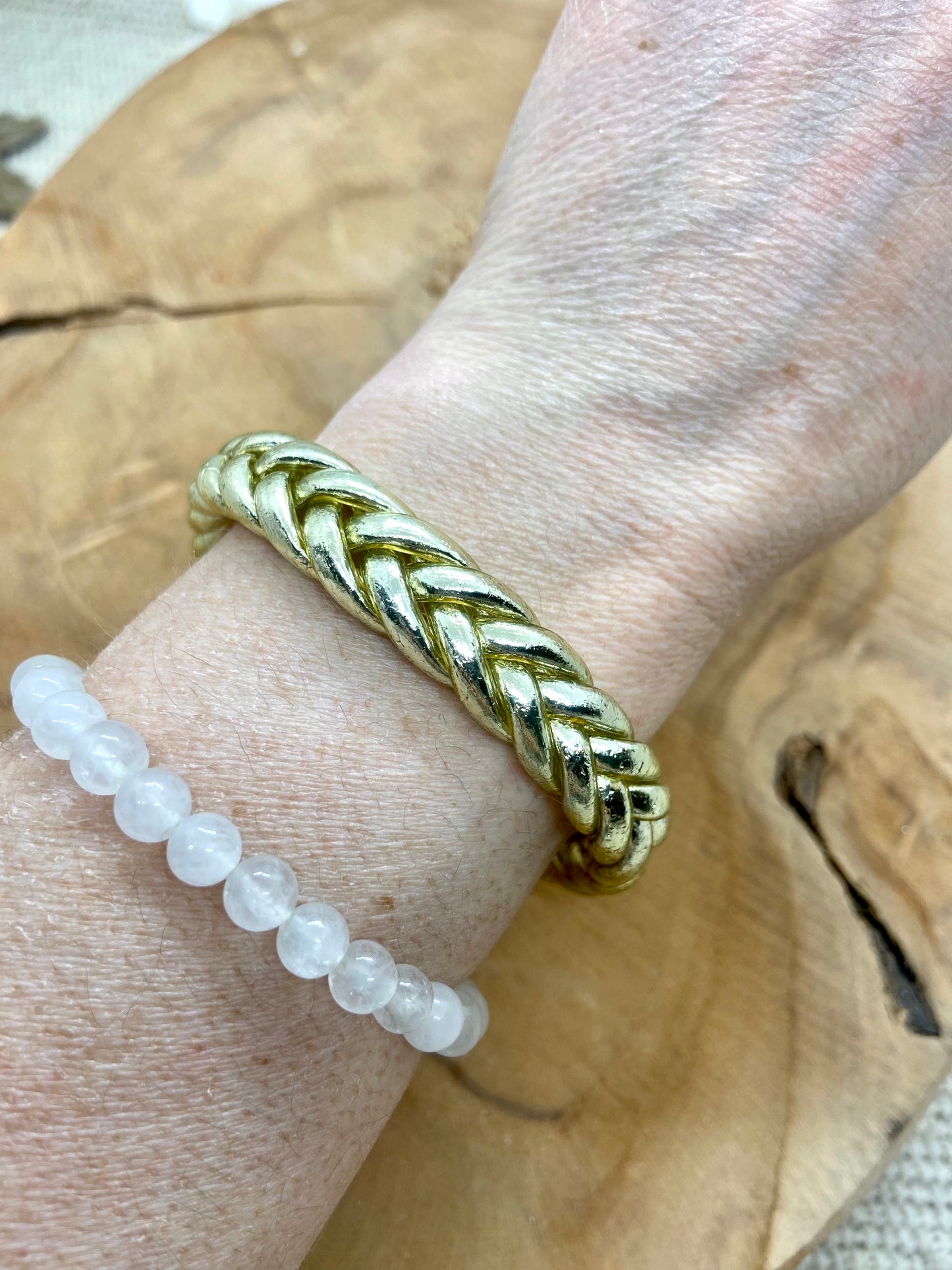 Jonc Tibétain Bracelet Bouddhiste véritable tressé