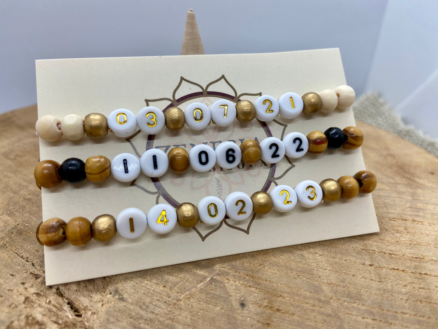 Bracelets Personnalisé Date (mariage, naissance)