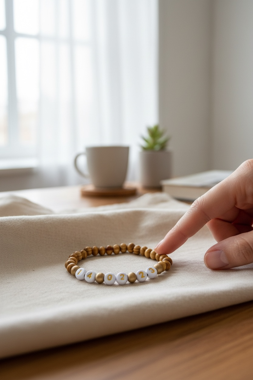 Bracelet à Message Témoin et invités de Mariage