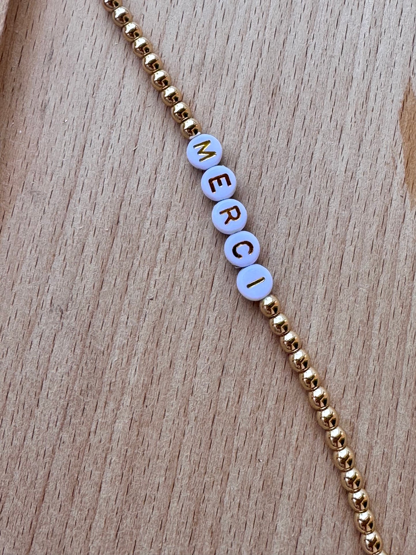 Bracelet à message, cadeau pour nounou, remerciements Nounou