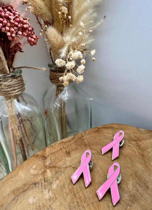 Pins Ruban Rose opération Octobre Rose