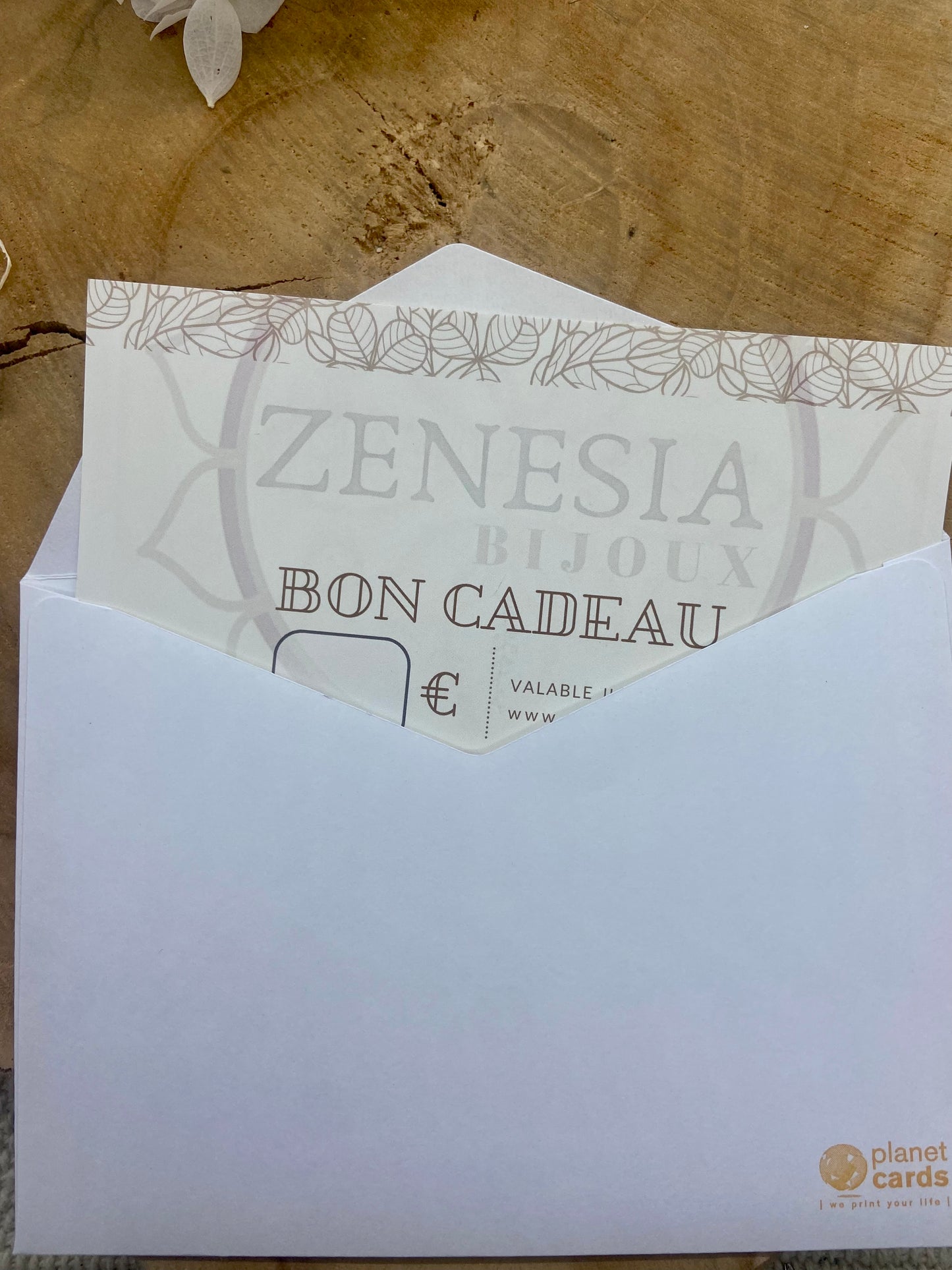 Carte Cadeau Zenesia Bijoux